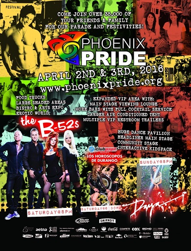 Tabling at Phoenix Pride Festival Saturday & Sunday
